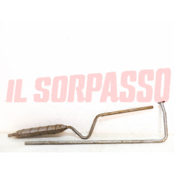 MARMITTA COLLETTORE + TERMINALE SCARICO FIAT TOPOLINO 500 C BERLINA ORIGINALI