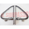 DEFLETTORE PORTA DESTRA + SINISTRA VETRO TELAIO CORNICE FIAT 600 - D - E SECURIT