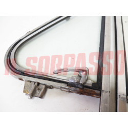 DEFLETTORE PORTA DESTRA + SINISTRA VETRO TELAIO CORNICE FIAT 600 - D - E SECURIT