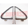 DEFLETTORE PORTA DESTRA + SINISTRA VETRO TELAIO CORNICE FIAT 600 - D - E SECURIT