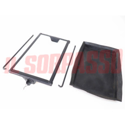 TELAIO SUPPORTO SUPERIORE + TIRANTI GOMMA BATTERIA FIAT 1100 103 BAULETTO E TV H
