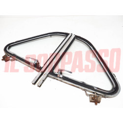 DEFLETTORI COMPLETI DESTRO SINISTRO TELAIO CORNICE VETRO FIAT 500 N D GIARDINIER