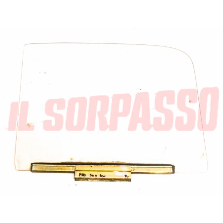 VETRO SCENDENTE + GUIDA PORTA DESTRA FIAT 500 F L R ORIGINALE
