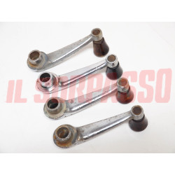 MANIGLIE ALZAVETRO PORTA FIAT 1100 103 TV ORIGINALI CON POMELLO TARTARUGATO