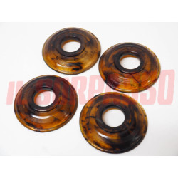 ROSETTE MANIGLIE ALZAVETRO + APRI PORTA FIAT 1100 103 TV ORIGINALI TARTARUGATE