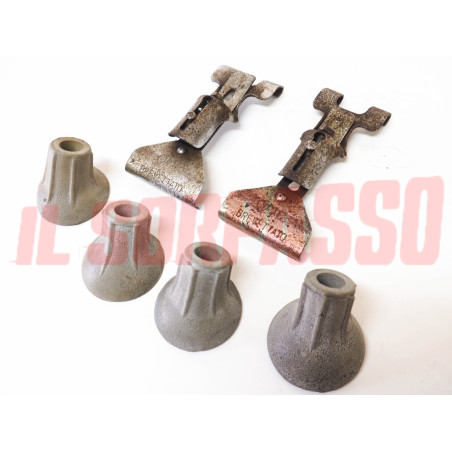 SUPPORTI GANCI + GOMMINI PORTAPACCHI FIAT TOPOLINO - 600 MULTIPLA ORIGINALI