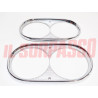 CORNICI FARO DESTRA + SINISTRA METALLO FIAT 850 FAMILIARE 1300 1500 BERLINA