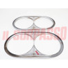 CORNICI FARO DESTRA + SINISTRA METALLO FIAT 850 FAMILIARE 1300 1500 BERLINA