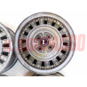 CERCHI RUOTA IN LEGA CROMODORA + STEMMI LANCIA BETA COUPE - HPE - SPIDER 5.5X14