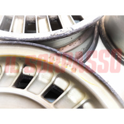 CERCHI RUOTA IN LEGA CROMODORA + STEMMI LANCIA BETA COUPE - HPE - SPIDER 5.5X14