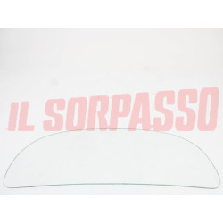 VETRO CRISTALLO LUNOTTO POSTERIORE FIAT 508 C - 1100 A B E ORIGINALE SECURIT