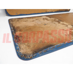 PANNELLI PORTA DESTRO SINISTRO AUTOBIANCHI A112 ELEGANT ABARTH AZZURRI DIFETTATI