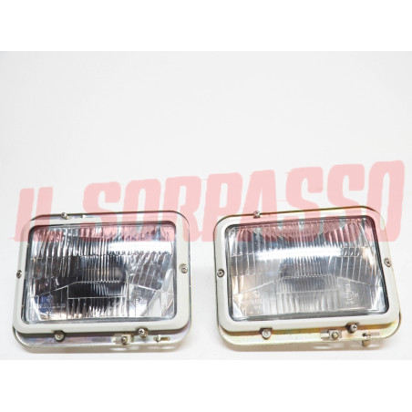 GRUPPI OTTICI FANALI + TAZZE SEDI FARO FIAT IVECO OM 110 130 R P AI T CARELLO