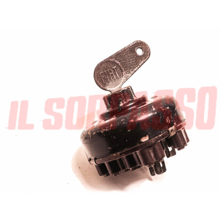 COMMUTATORE BLOCCHETTO ACCENSIONE + CHIAVE FIAT NUOVA 500 N - 600 1 SERIE