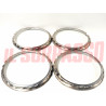 ANELLI GHIERE CERCHI RUOTA 14 FIAT 1100 103 E TV H D 1200 1500 SPIDER TRIBERTI