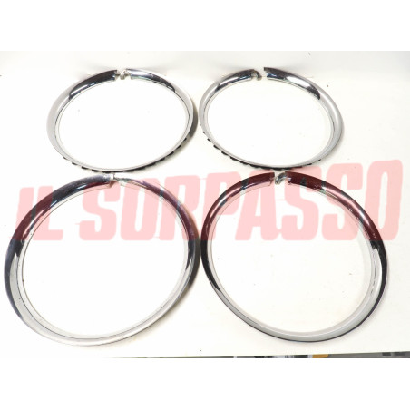 ANELLI GHIERE CERCHI RUOTA 14 FIAT 1100 103 BAULETTO E TV H D 1500 COUPE SPIDER