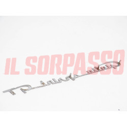 SCRITTA SIGLA COFANO POSTERIORE ALFA ROMEO GIULIA SPRINT GT ORIGINALE