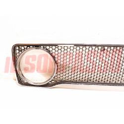 MASCHERINA GRIGLIA  + STEMMA ANTERIORE FIAT 128 BERLINA 1 SERIE ORIGINALE NOS