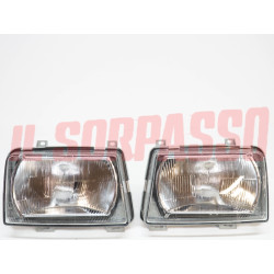 GRUPPI OTTICI FARI FANALI DESTRO SINISTRO SEAT IBIZA MK1 ORIGINALI CIBIE'