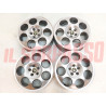 4 CERCHI RUOTA + TAPPI STEMMI ALFA ROMEO 147 156 GTA 6.5X16 ORIGINALI 60678535