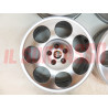 4 CERCHI RUOTA + TAPPI STEMMI ALFA ROMEO 147 156 GTA 6.5X16 ORIGINALI 60678535