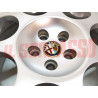 4 CERCHI RUOTA + TAPPI STEMMI ALFA ROMEO 147 156 GTA 6.5X16 ORIGINALI 60678535