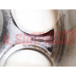 4 CERCHI RUOTA + TAPPI STEMMI ALFA ROMEO 147 156 GTA 6.5X16 ORIGINALI 60678535