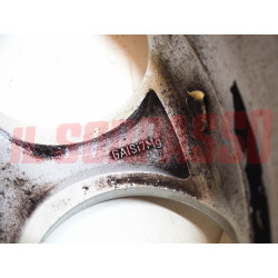 4 CERCHI RUOTA + TAPPI STEMMI ALFA ROMEO 147 156 GTA 6.5X16 ORIGINALI 60678535