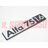 SCRITTA SIGLA COFANO POSTERIORE ALFA 75 1600 cc 1 SERIE ORIGINALE