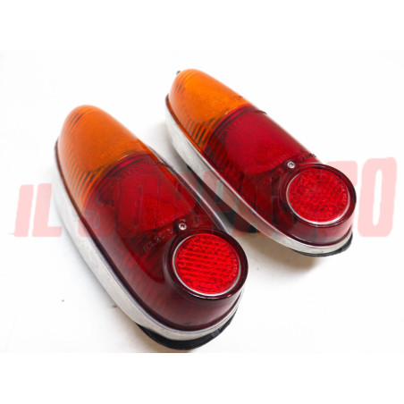 FANALI POSTERIORI DESTRO SINISTRO + CUFFIE ALFA ROMEO RENAULT 4 1 SERIE CARELLO