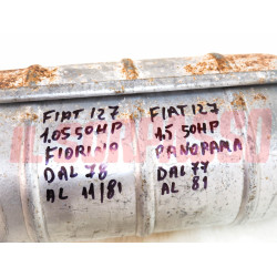 MARMITTA TERMINALE SCARICO FIAT 127 FIORINO 1050 cc DAL 77 AL 81 NOS