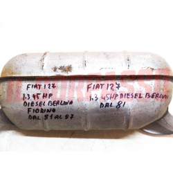 MARMITTA TERMINALE SCARICO FIAT 127 DIESEL FIORINO 1300 cc DAL 81 A 87 NOS