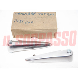 CERNIERE COFANO POSTERIORE MOTORE FIAT 600 + D + MULTIPLA ORIGINALI