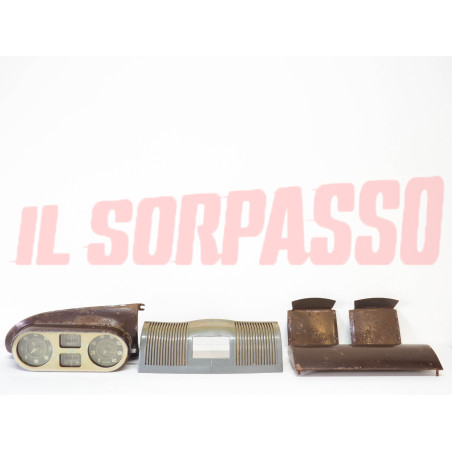 STRUMENTO CONTACHILOMETRI + PLANCIA CRUSCOTTO FIAT 1400 BERLINA CABRIO