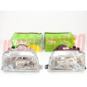 GRUPPI OTTICI FANALI FARI DESTRO + SINISTRO RENAULT R19 ORIGINALI CIBIE