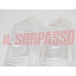 PLASTICHE FANALI POSTERIORI LANCIA AURELIA B12 ORIGINALI CARELLO TRASPARENTI