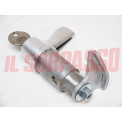 MANIGLIA BLOCCHETTO COFANO POSTERIORE FIAT 1100 103 BAULETTO E TV ALLUMINIO