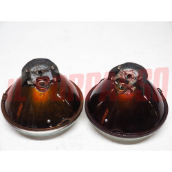 FANALI FARI GRUPPI OTTICI CARELLO DOPPIA PARABOLA FERRARI 246 330 MASERATI NOS