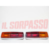 FANALI POSTERIORI DESTRO + SINISTRO FIAT 124 SPIDER 1 SERIE 1400 cc ALTISSIMO