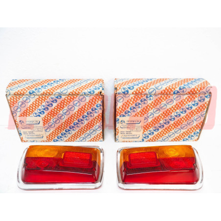 PLASTICHE FANALI POSTERIORI + CATADIOTTRI ALFA ROMEO GT 1.3 1.6 cc NOS PV