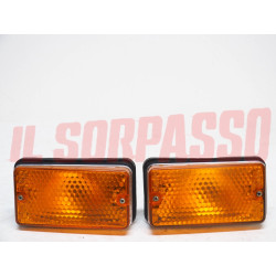 FANALINI ANTERIORI DESTRO SINISTRO CUFFIE FIAT 850 SPIDER AMERICA ORIGINAL STARS