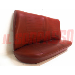 TAPPEZZERIA INTERNI SEDILI ANTERIORI + POSTERIORI FIAT 128 BERLINA - RALLY ROSSI