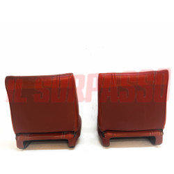 TAPPEZZERIA INTERNI SEDILI ANTERIORI + POSTERIORI FIAT 128 BERLINA - RALLY ROSSI