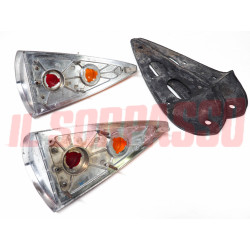 FANALI POSTERIORI + GUARNIZIONI LANCIA FLAMINIA BERLINA ORIGINALI CARELLO NOS