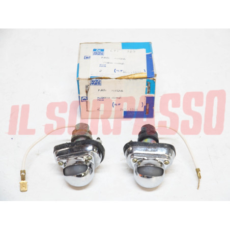 FANALINI LUCI TARGA + CUFFIE ALFA ROMEO RENAULT 4 1 SERIE ORIGINALI ALTISSIMO