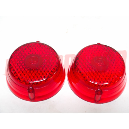 PLASTICHE FANALI FARI POSTERIORI FIAT TOPOLINO C + BELVEDERE MARCATE CARELLO
