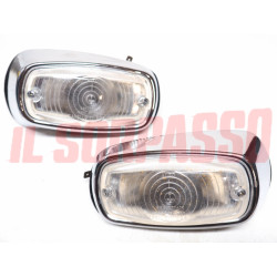 FANALINI ANTERIORI + GUARNIZIONI LANCIA ESAGAMMA ORIGINALI CARELLO