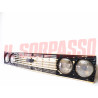 MASCHERINA GRIGLIA CALANDRA + SEDI FARO + FANALI FIAT 131 ABARTH RALLY ORIGINALE