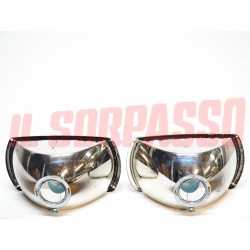 PARABOLE GRUPPI OTTICI FANALI FARI DX - SX ALFA ROMEO ALFA SUD 1 SERIE CARELLO