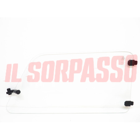 VETRO LATERALE APRIBILE VOLETTO DESTRO + MANIGLIA AUTOBIANCHI A112 + ABARTH U.T